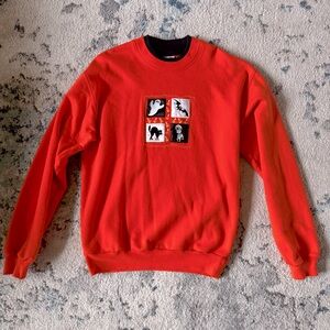Vintage Embroidered Halloween Crewneck